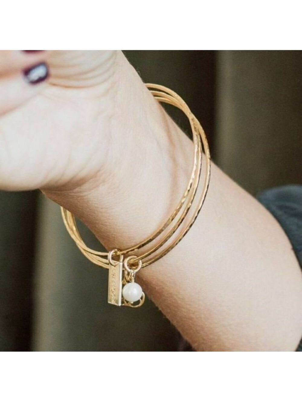 Shakti Bracelet Plated in 14k Gold NIB